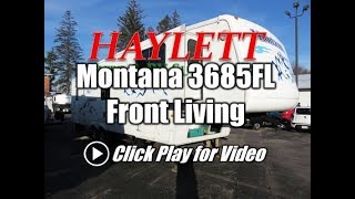 (Sold) 2005 Montana 3685FL Used Front Living Keystone Fifth Wheel RV