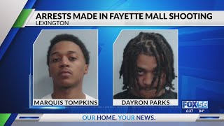 2 arrested in Fayette Mall shooting