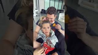 Happy birthday to my hilarious, beautiful wife. I love you more than chips!🤰 #happybirthday
