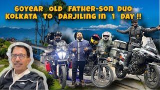 70 Year Old Father Son Duo Bike Ride | Kolkata to Darjeeling 700Kms Day 1