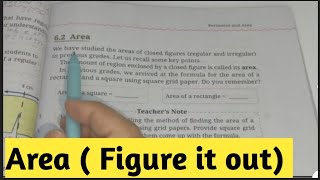 Area  || Chapter -6 Perimeter and Area  | Class -6th Maths - Ganita Prakash