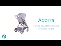 Maxi-Cosi l Adorra pushchair l How to adjust the harness