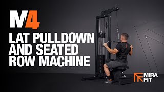 Mirafit M4 Lat Pulldown and Seated Row Machine