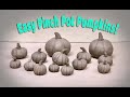 Two Ways to Make EASY Pinch Pot Pumpkins! Great for Beginners!