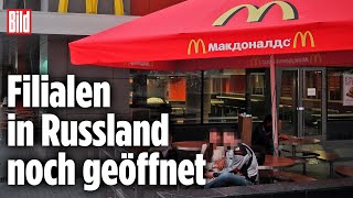 Ukraine-Krieg: Shitstorm gegen McDonald’s und Coca-Cola wegen Russland-Geschäft