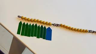 Linear Counting 100 Chain MONTESSORI mathematic Lesson