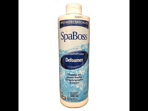 What chemicals are in hot tub defoamer?