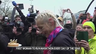 Belgian woman runs marathon every single day for a year