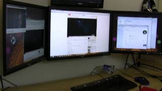 3 DisplayLink USB Video Adapters On One System