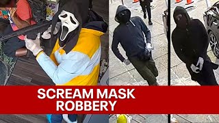 Armed man in Scream mask robs NYC store