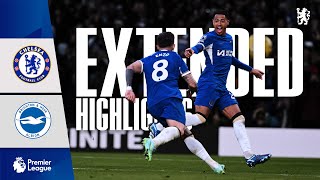 Chelsea 3-2 Brighton | Highlights - EXTENDED | Premier League 2023/24