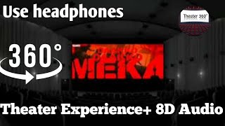 360° video ||Pushpa Songs ||Daakko Daakko Meka Theater Experience Imagination||kindly use Headphones