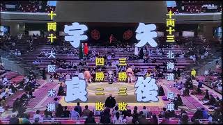 2021年1月初場所07日目 宇良 対 矢後