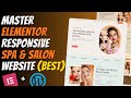 Master ELEMENTOR : Create a Modern Responsive SPA & SALON Website | WordPress Tutorial 2026