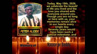 Peter Alcide ~ Memorial
