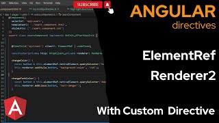 What Is ElementRef and Renderer2 in Angular | angular tutorial | Angular 15