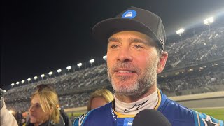 Jimmie Johnson Elated After a Third-Place Run in the Daytona 500