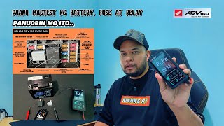 Vlog 016: Honda ADV 160 | Paano mag test ng Battery Fuse at Relay | jUNnEL MOTOVlogs