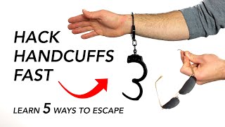 Learn 5 Ways to Escape Handcuffs Easy - At Home Ninja Techniques