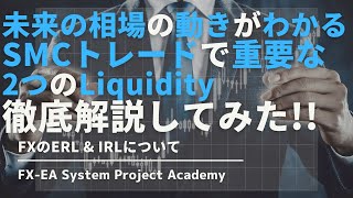 FXのSMC（スマートマネーコンセプト）で重要な2つのLiquidity「ERL\u0026IRL」について徹底解説してみた