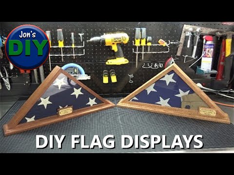 Build Your Own Flag Display Case, DIY Build Your Own Flag Display Case, DIY