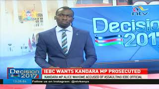 IEBC wants Kandara MP Alice Wahome prosecuted