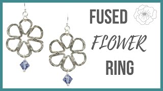 Fused Flower Earrings - Beaducation.com