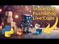 Master Stack Operations on LeetCode 1441 with Python! | Live Coding Session