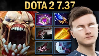 Lifestealer Gameplay Miracle with Nullifier and Radiance - Dota 2 7.37