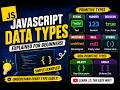 JavaScript Data Types Explained for Beginners 🔥