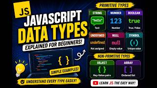 JavaScript Data Types Explained for Beginners 🔥