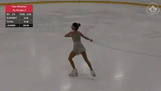 2024 Skate Canada Challenge. Pre-Novice Women FP. Tara Motahari