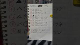 推し馬はきましたが大ハズレです😑　参考にされた方々、ごめんなさい🙇‍♂️　#競馬 　#馬券　#シルクロードステークス 　#京都競馬場 　#謝罪