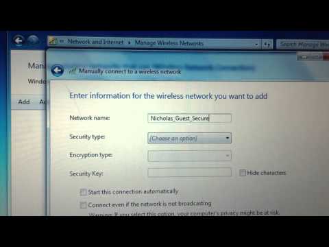 Connecting Windows 7 to WPA2 Enterprise Connecting Windows 7 to WPA2 Enterprise