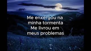 me enxergou em minha tormenta  ( letra ) @tenhafé-t1r