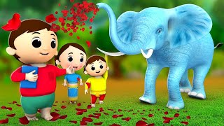 ఏనుగు మరియు వ్యాపారి కొడుకు పెళ్లి - Brave Kid and Elephant Story | 3D Telugu Moral Stories JOJO TV