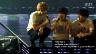 ENG Donghae says ELF are fools - Cute Eunhyuk making sure he talks - EunHae