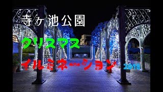 寺ヶ池公園クリスマスイルミネーション2018