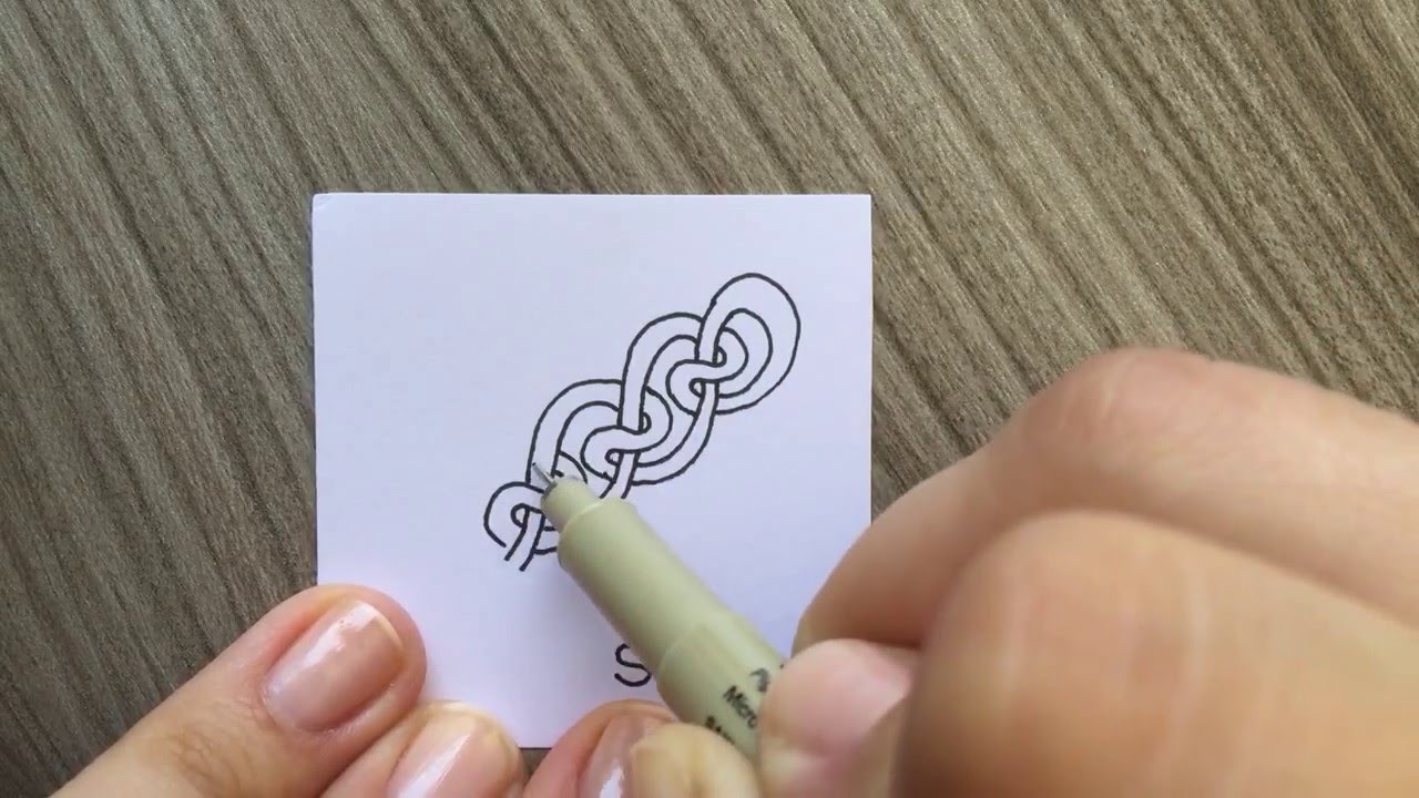 Zentangle Muster Skye Youtube