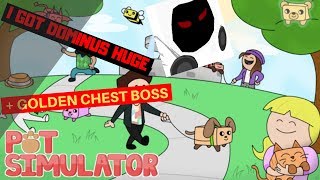 Roblox Pet Simulator Gold Chest Videos 9tube Tv - roblox pet simulator i got dominus huge big golden chest