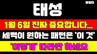 [태성 분석] 이 때 주가 급등이 나옵니다 세력이 원하는 패턴 하나만 확인하세요 12월 대응전략 공개합니다 #태성 #태성주가 #태성주가전망