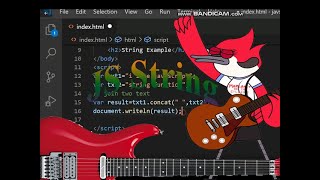 javascript tutorial - concat , replace , length | javascript tamil