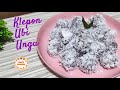 Resep Klepon Ubi Ungu, cemilan tradisional yang enak manis lembut  wangi chewy. Favorit recommended.