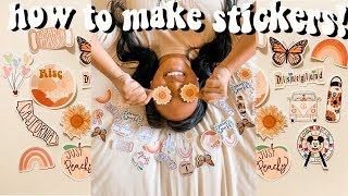 Everything I Use to Make my Stickers | Sticker Making Start to Finish!