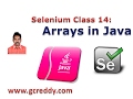 Selenium 14: Arrays in Java