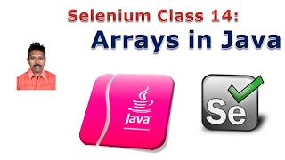 Selenium 14: Arrays in Java