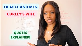 'Of Mice & Men': Curley's Wife Character Quotes & Word-Level Analysis! | GCSE English Mocks Revision
