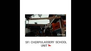 SFI Cherpulassery school  strike against abimanyu day