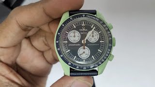 Unboxing OMEGA Swatch MoonSwatch | Mission To EARTH SO33G100