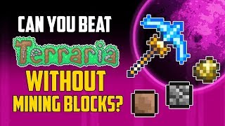 Can You Beat Terraria Without Mining Blocks? | HappyDays